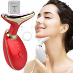Electric Face Massager Wrinkle Remover Led Photon Face Beauty Device (1 Pc)