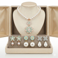 Luxury Pearl Jewellery Combo Set