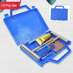 Portable Tire Repair Kit Tyre Repairing Tool Set With Box (13 Pcs Set)