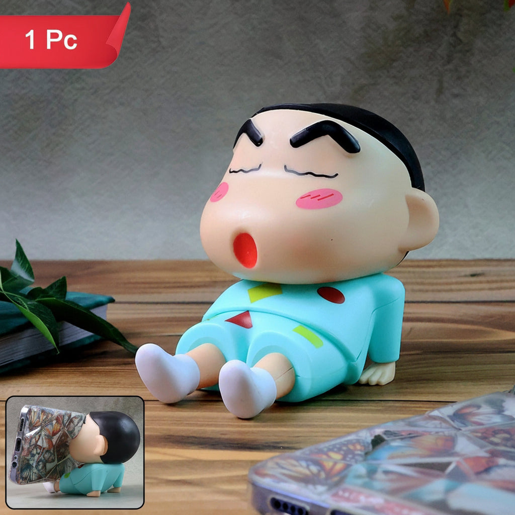 Cute Cartoon Figurine Mobile Phone Stand - (1 Pc)