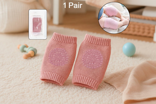 Pink Toddler Wool Knit Leg Warmer (Knee Guard)