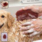 Premium Plastic Pet Bath Brush Soft Grooming Scrubber (1 Pc)