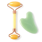 Facial Roller And Gua Sha Set With Dual Roller Heads For Daily Face Care (1 Set)