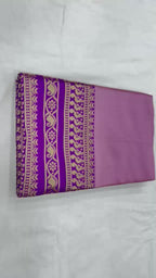 Lichi Silk Saree with Jacquard Weaving & Rich Pallu