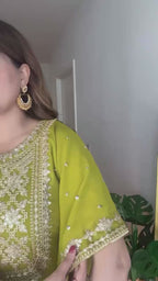 Sequins and Zari Work 2-Piece Outfit