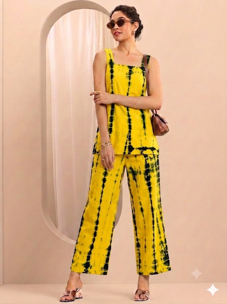 Sleeveless Everyday Wear Co-Ord Set