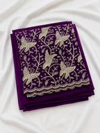 Rangoli Crush Silk Saree with Embroidered Blouse