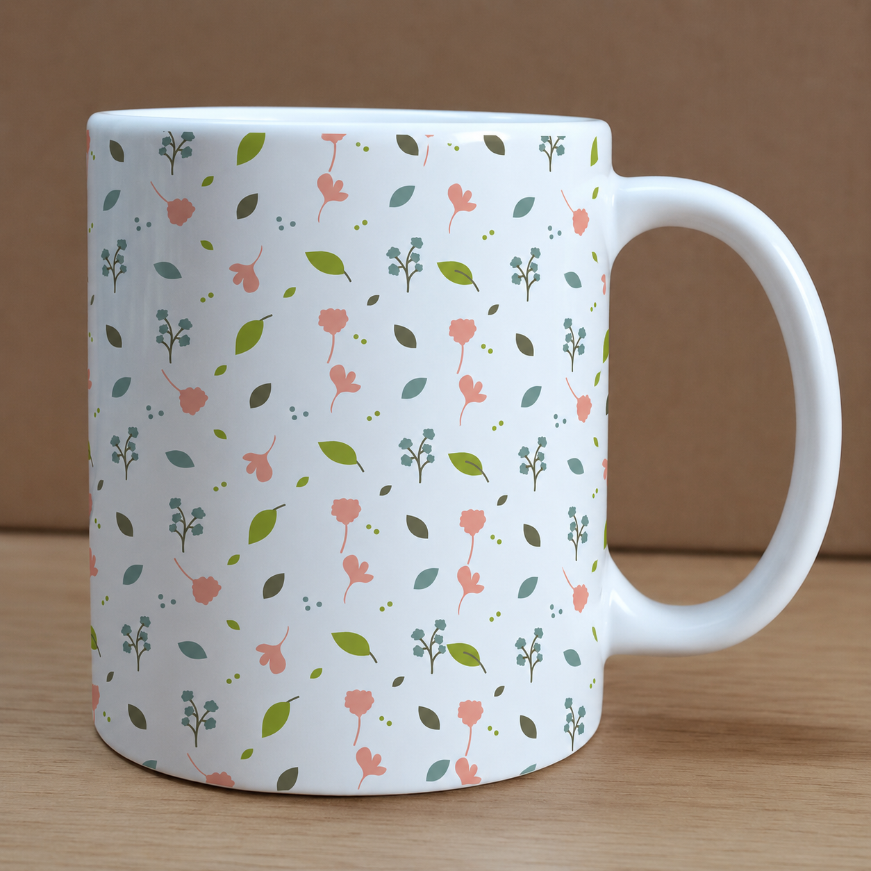Autumn leaves mug