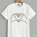 Couple Heart T-Shirt (Pack of 2)