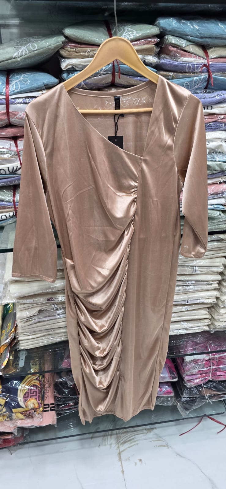 Imported Fabric One-Piece Dress for Women