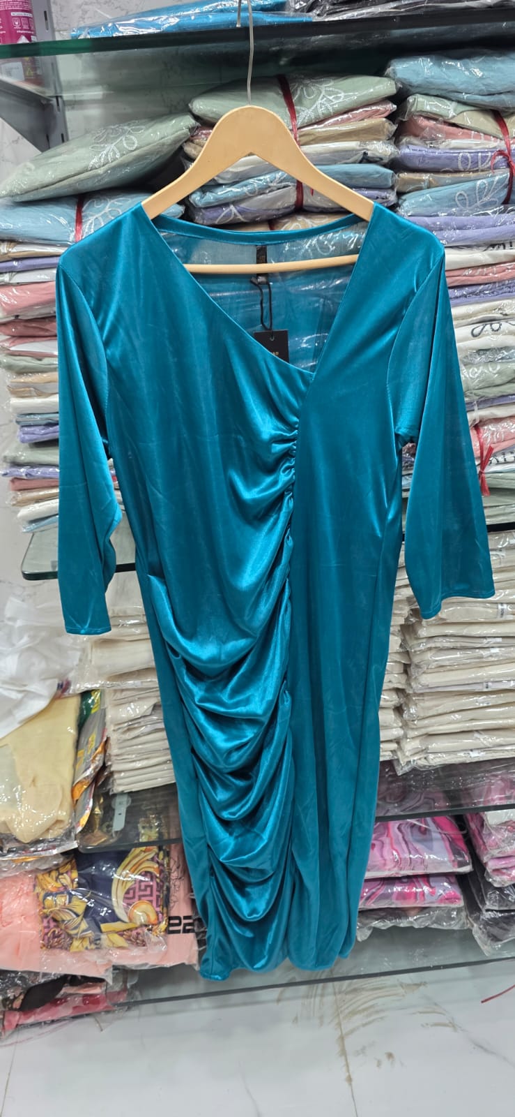Imported Fabric One-Piece Dress for Women