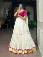 Navratri Mirror Work Lehenga Choli Set with Dupatta