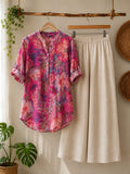 Printed Cotton Co-Ord Set for Women