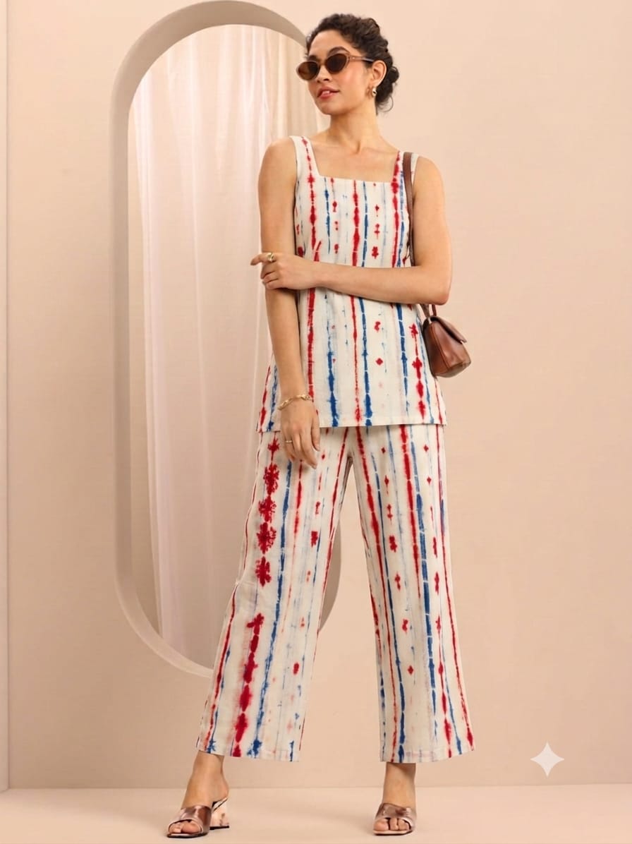 Sleeveless Everyday Wear Co-Ord Set
