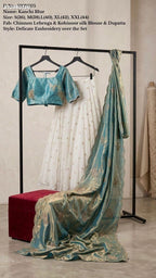 Kanchi Silk Lehenga Set with Floral Embroidery