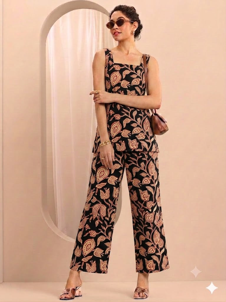 Sleeveless Everyday Wear Co-Ord Set