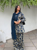 Cameric Cotton Farshi Pant Kurta Set with Dupatta