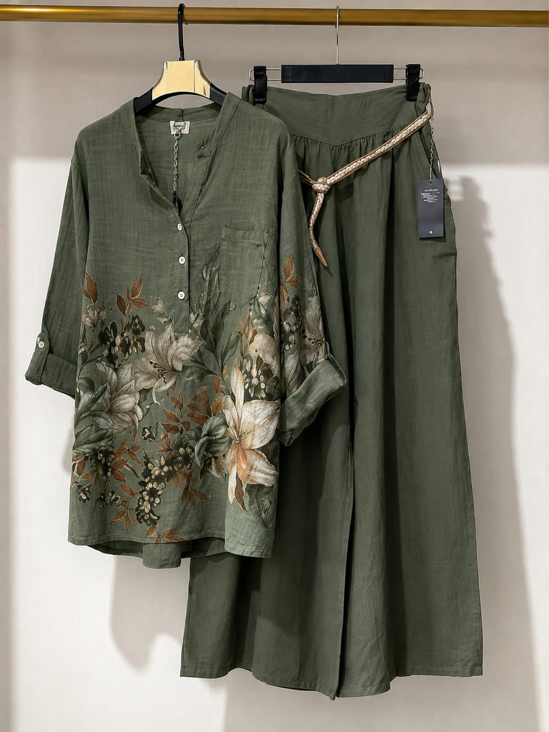 Printed Cotton Co-Ord Set