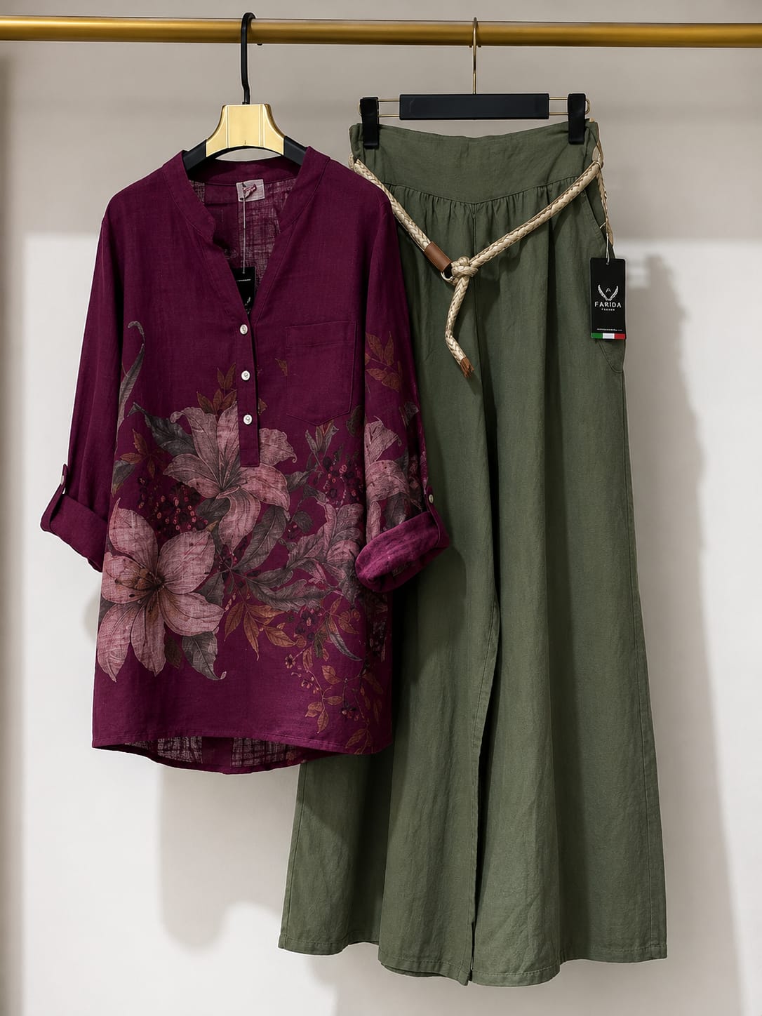 Printed Cotton Co-Ord Set