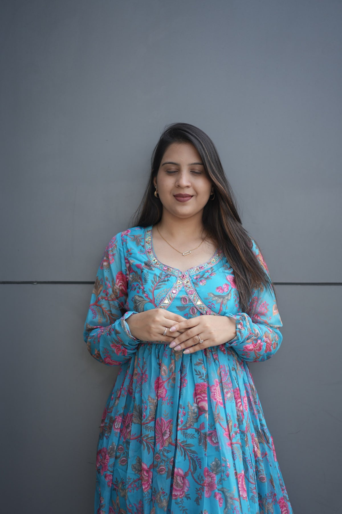 Embroidered Heavy Tebby Organza Kurta Set