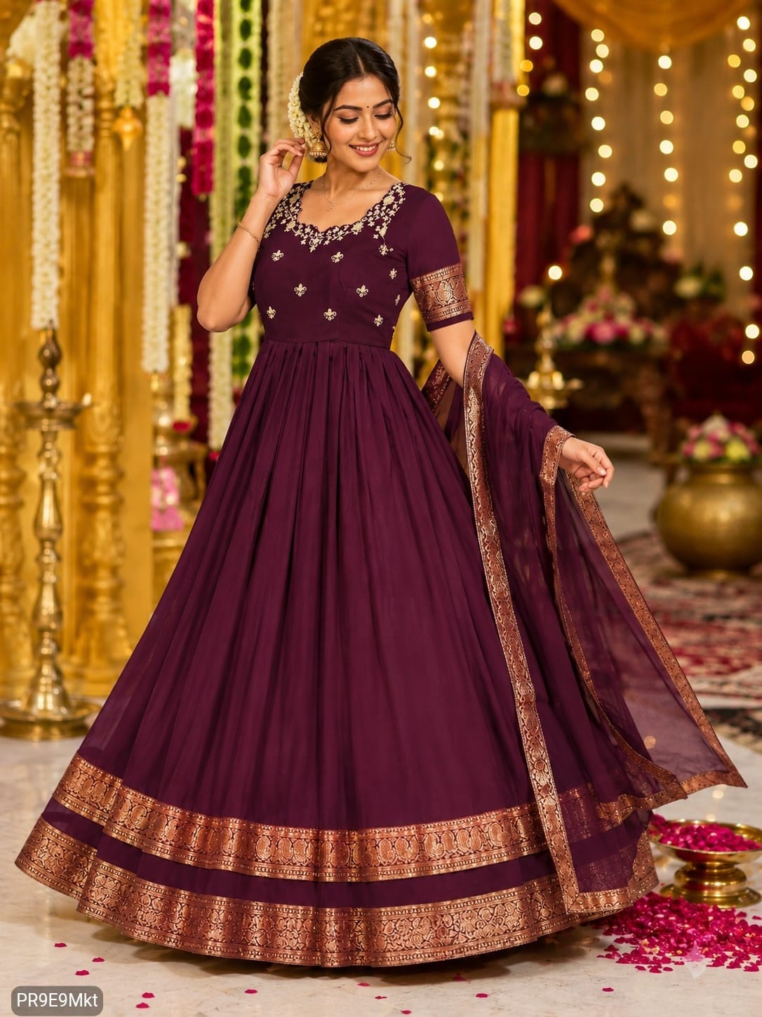 Anarkali Gown Set