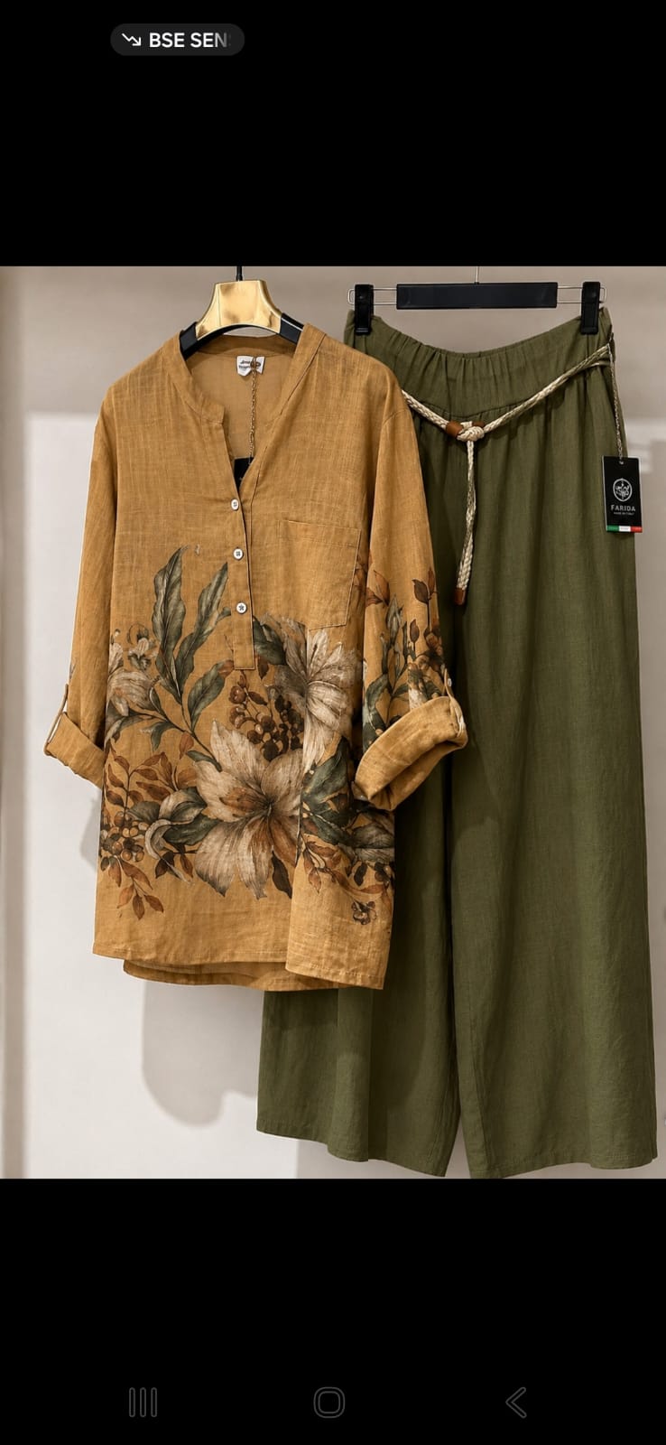 Printed Cotton Co-Ord Set