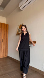 Pure Cotton Farshi Salwar Kurta Set with Lace Detailing