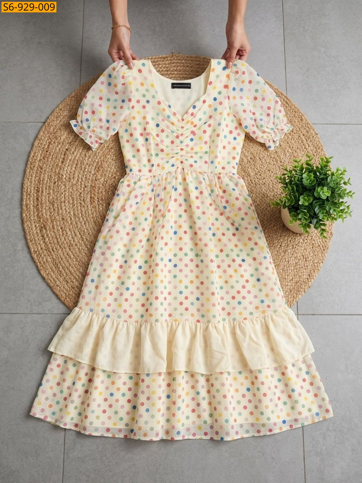 Elegant Floral A-Line Maxi Dress with Full Lining
