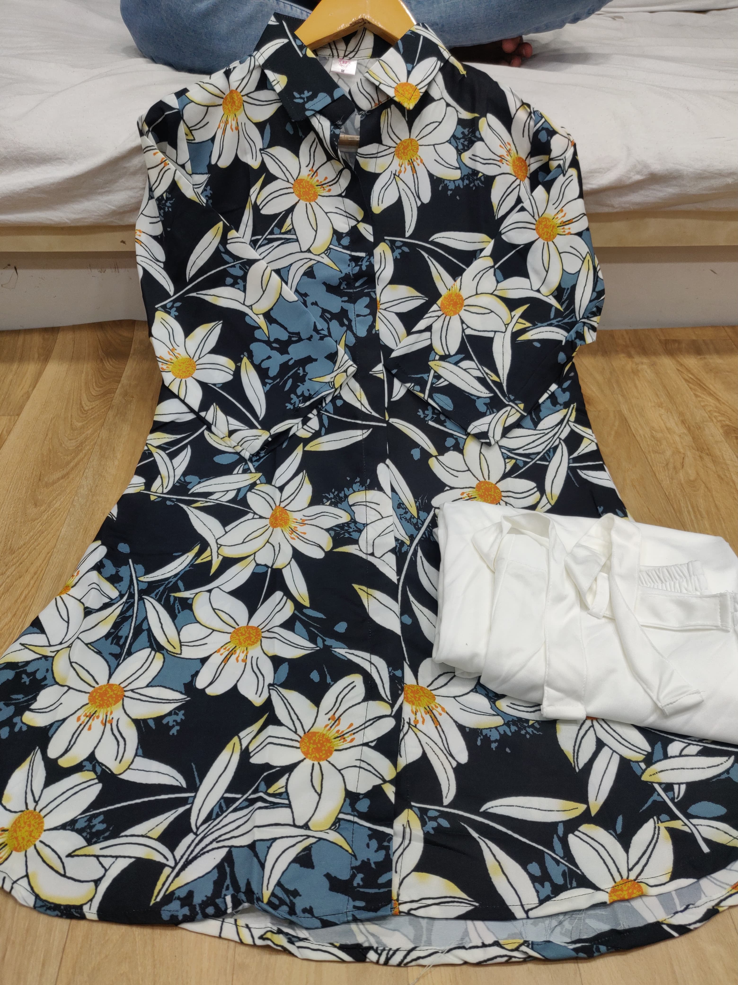 Digital Print Rayon Kurti with Stretchable Palazzo Set