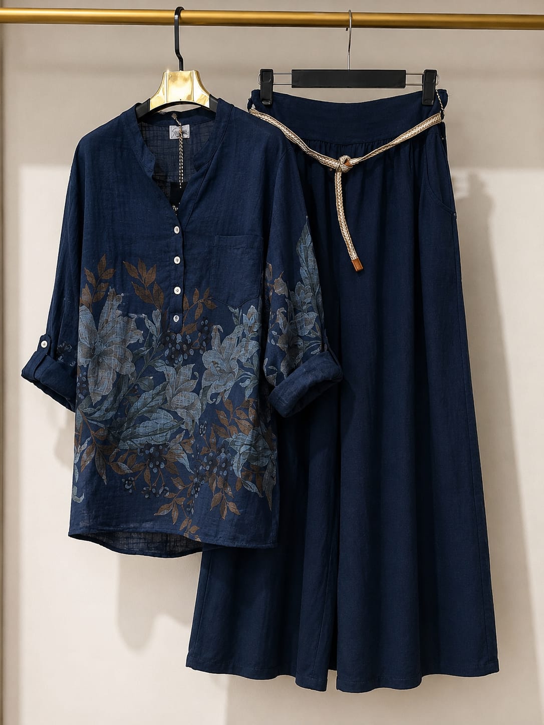 Printed Cotton Co-Ord Set