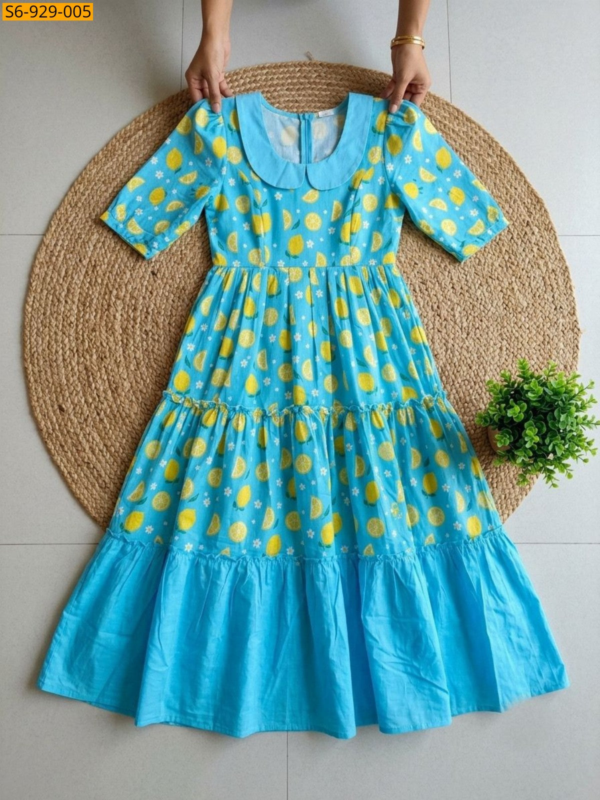 Elegant Floral A-Line Maxi Dress with Full Lining