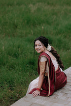 Jacquard Woven Lehenga Choli Set with Chanderi Dupatta