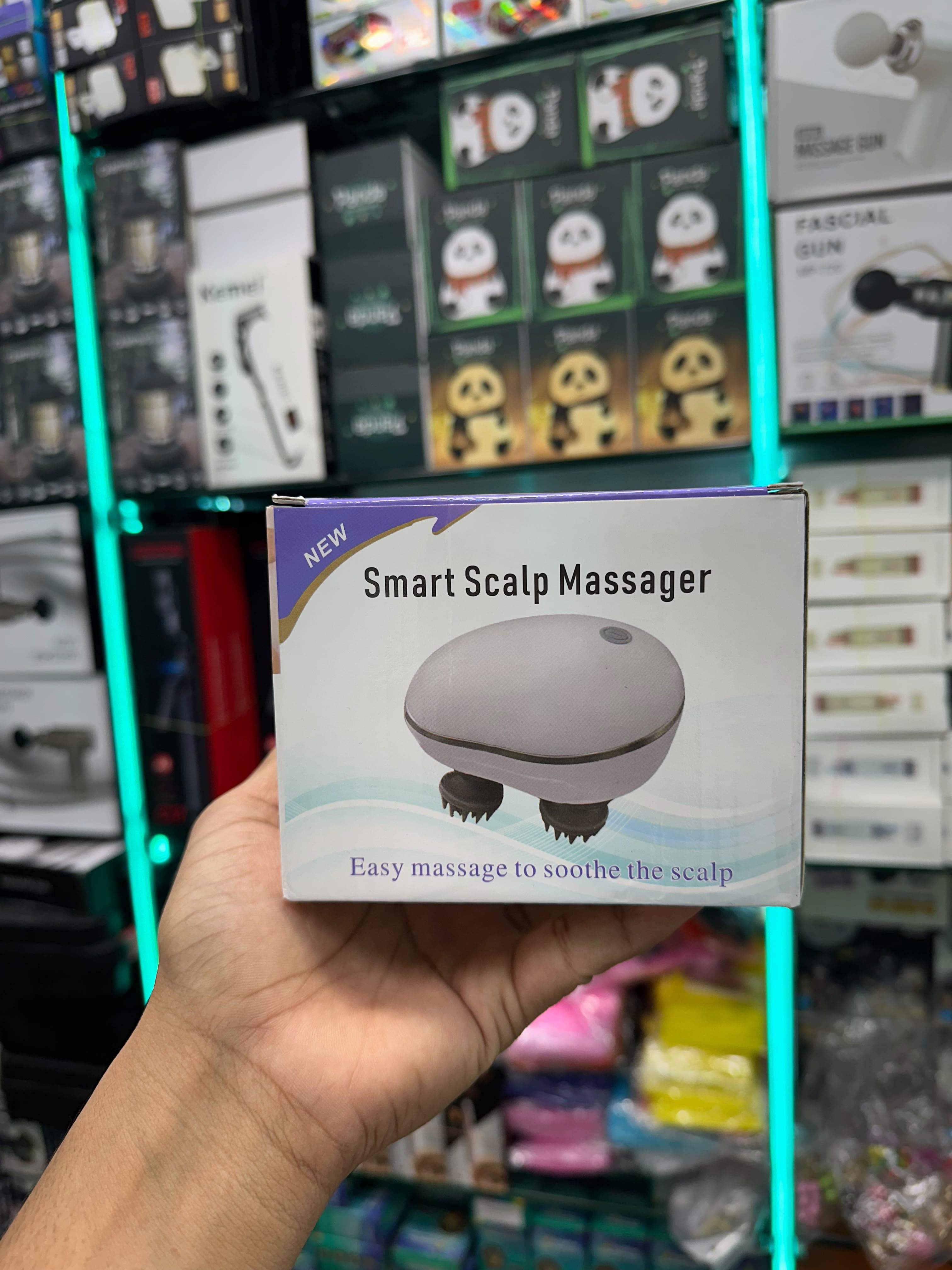 Smart Electric Scalp Massager with 4 Rotating Massage Heads
