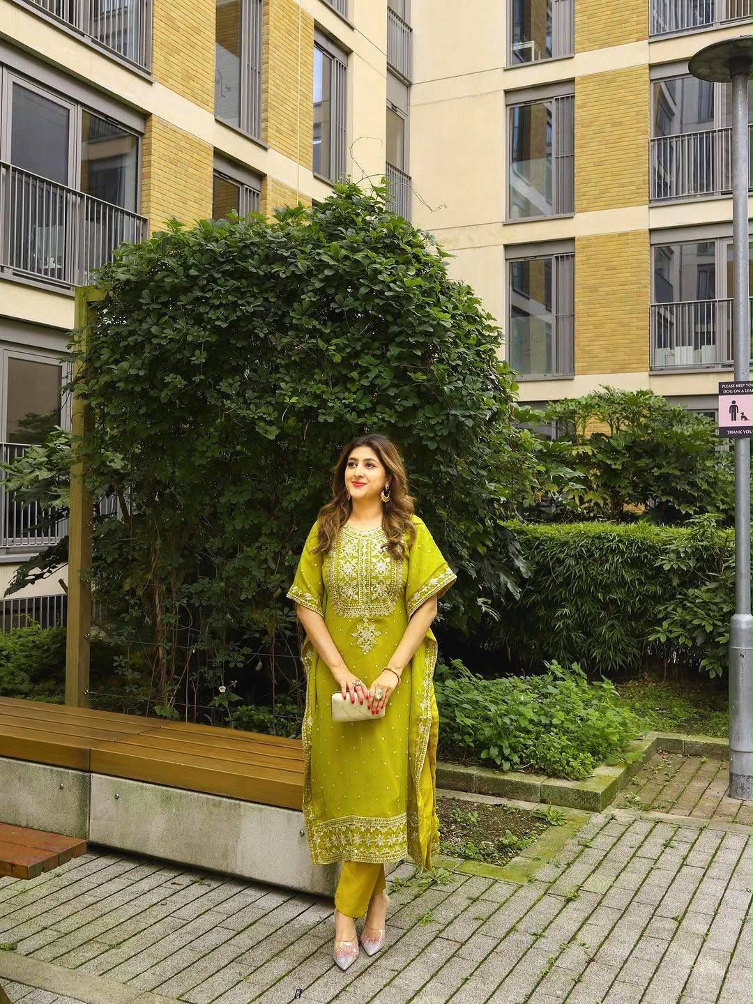 Sequins and Zari Work 2-Piece Outfit