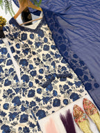 Cameric Cotton Farshi Pant Kurta Set with Dupatta