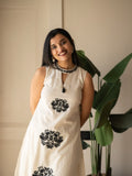 Cotton Flex Embroidered Kurti Pant Dupatta Set