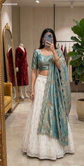 Kanchi Silk Lehenga Set with Floral Embroidery