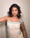 Cotton Flex Mirror Work Kurta Palazzo Set