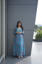 Embroidered Heavy Tebby Organza Kurta Set