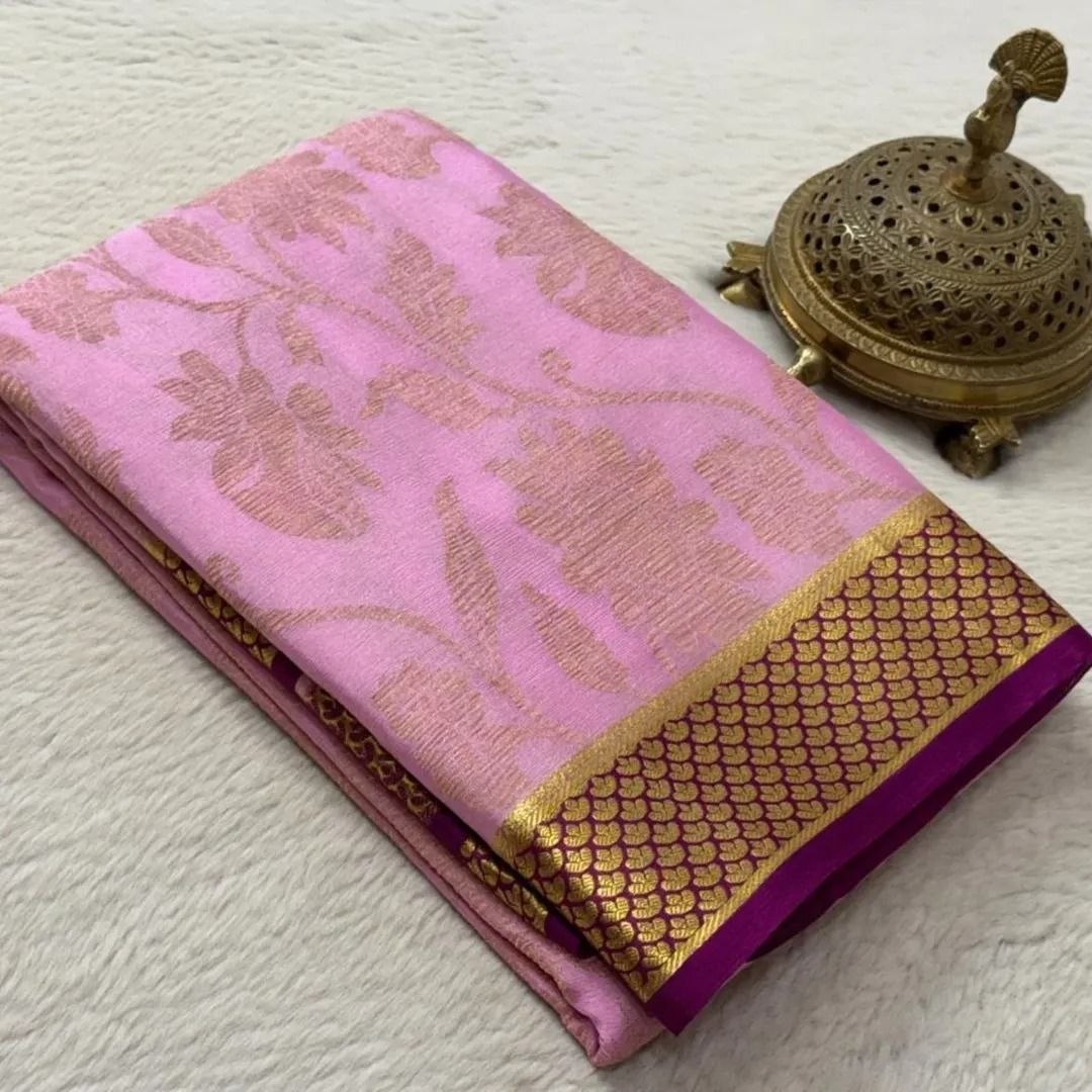 Elegant Bridal Wear Saree with Rich Pallu