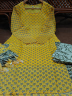 Kotadoria Kurti Pant Set with Dupatta for Women