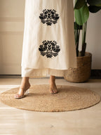 Cotton Flex Embroidered Kurti Pant Dupatta Set