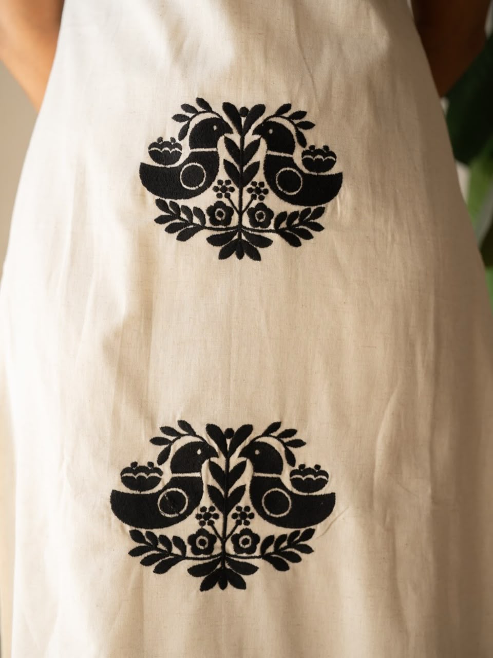 Cotton Flex Embroidered Kurti Pant Dupatta Set