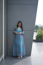 Embroidered Heavy Tebby Organza Kurta Set