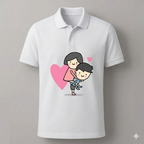 Couple Love Polo T-Shirt (Pack of 2)