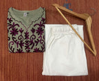 Short Kurti with Straight Pant Set