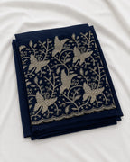 Rangoli Crush Silk Saree with Embroidered Blouse