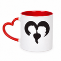 Couple Heart Mug