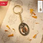Metal Traditional Decorative Lord Krishna Keychain (1 Pc)